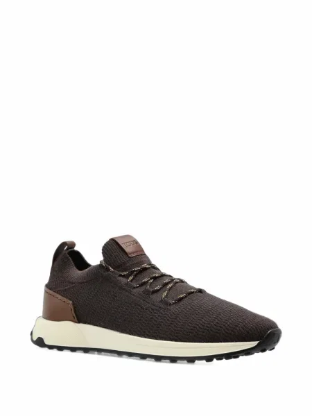 Sneakerși Tod's cu autograf maro