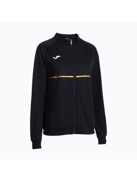 Bluză de alergare pentru femei Joma Record III Full Zip black negru