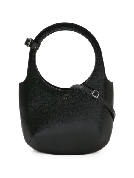 Geantă shopper Courreges din piele negru