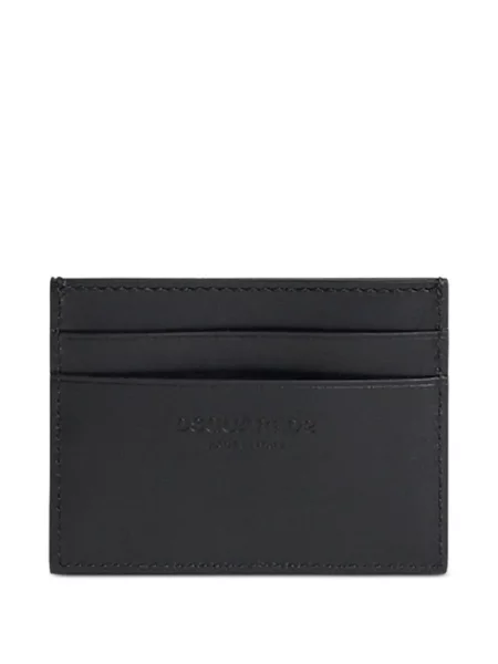 Portofel Dsquared2 din piele cu autograf negru