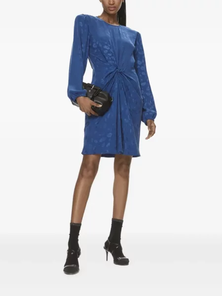 Rochie Boss din jacard de costum albastru