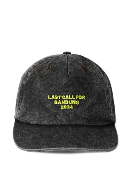 Șapcă Last Call For cu broderie negru