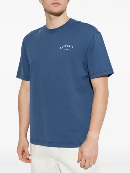 Tricou Eleventy scurt albastru