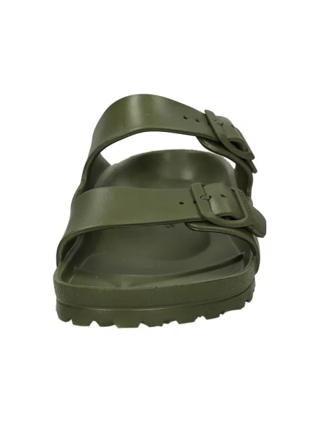 Klapki Birkenstock na ramiączkach zielone