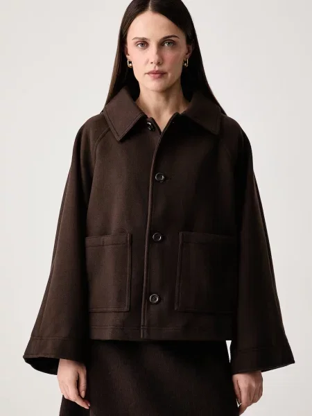 DKNY přechodová bunda hnědá