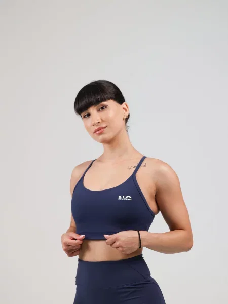 Neverover Sutien sport Nova bleumarin
