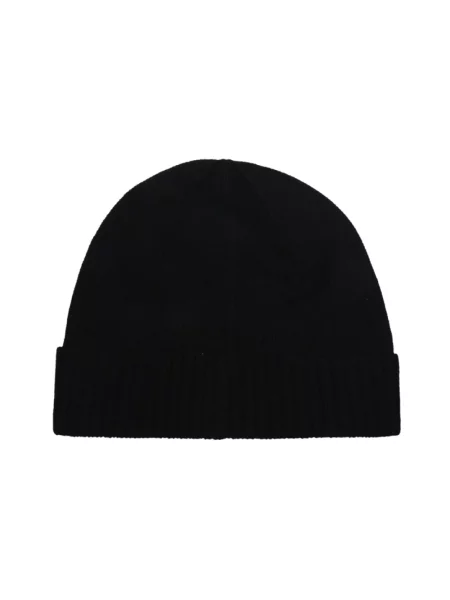 Czapka z czystej wełny Ralph Lauren czarna