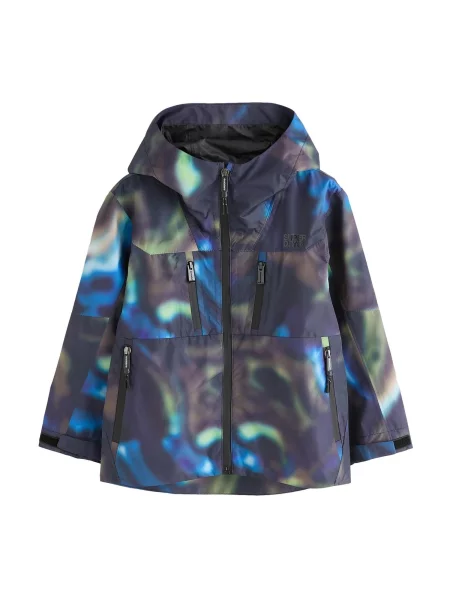 Superdry & Co Geacă de primăvară-toamnă albastru / bleumarin / verde alb