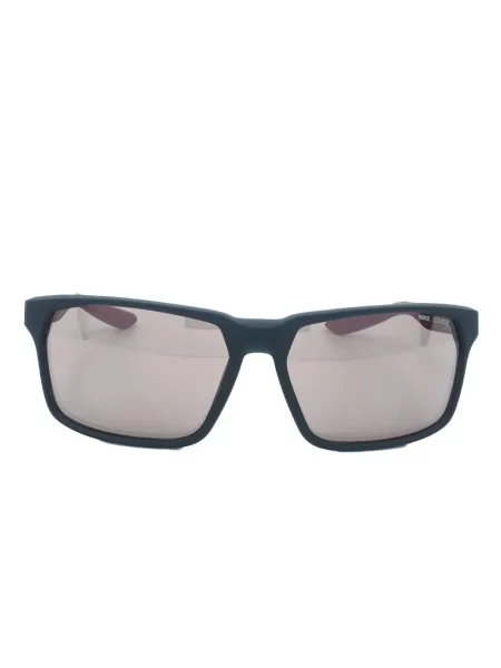 Ochelari de soare Nike cu cordon din jerseu cu imprimeu abstract gri