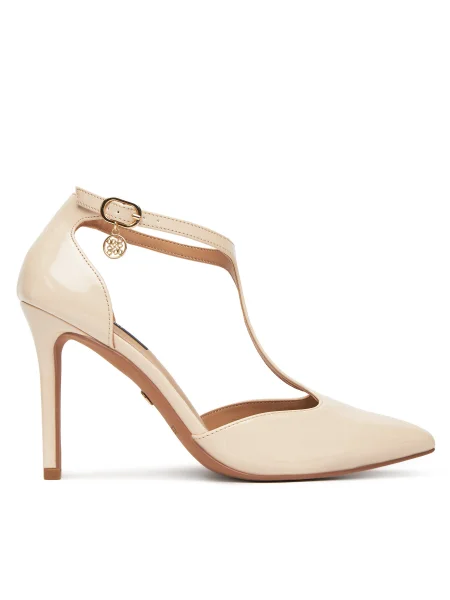 Pantofi cu subțire Nine West bej