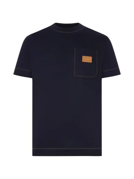 Tricou Fendi cu autograf albastru