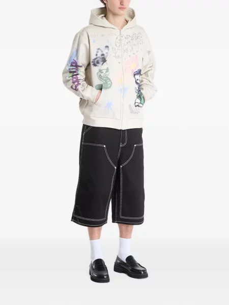 Суичър с качулка Ripndip с принт