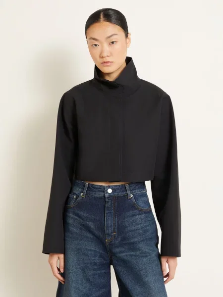 Alaïa Krátká Bunda černá