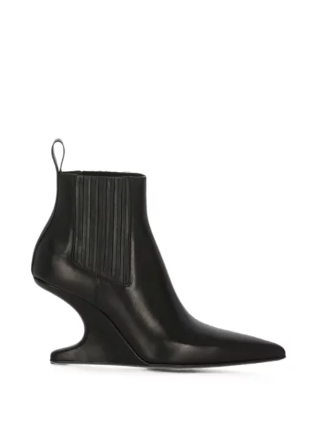 Botine chelsea Rick Owens din piele negru