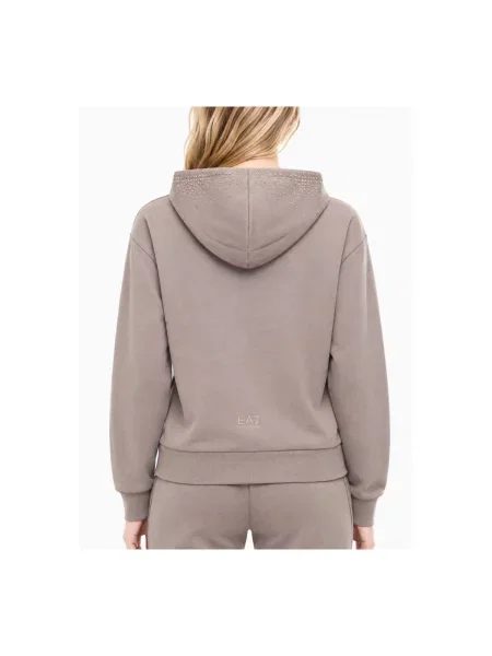 Mikina Emporio Armani Ea7 béžová