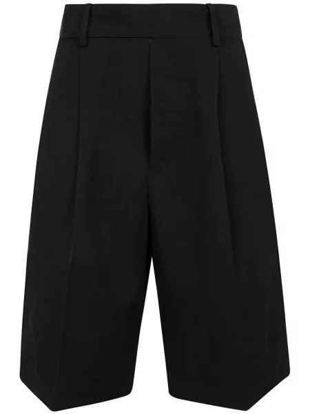 Pantaloni scurți Yohji Yamamoto negru
