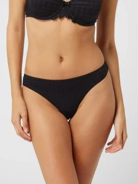 Stringi z mikrowłókna model ‘Avero’ Marie Jo czarne