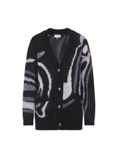 Kardigan Pucci wełniany czarny