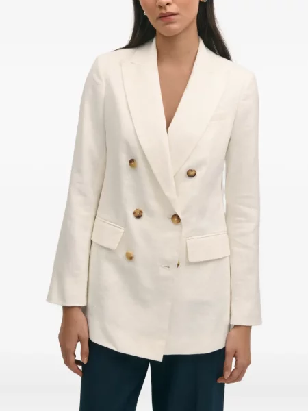 Μπλέιζερ Brooks Brothers διπλόκουμπα λευκό