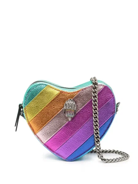 Torebka crossbody Kurt Geiger London w paski z nadrukiem