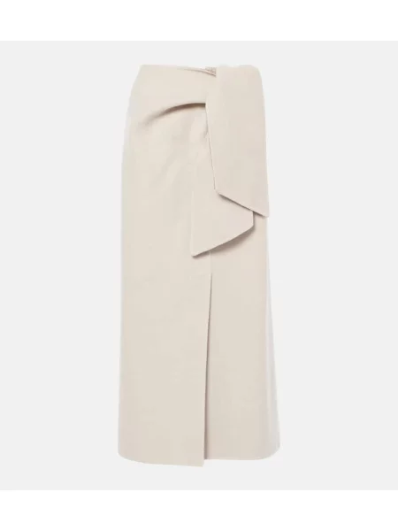 Fustă Max Mara de lână bej