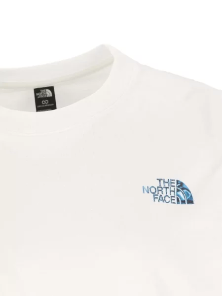 Тениска The North Face с принт бяло