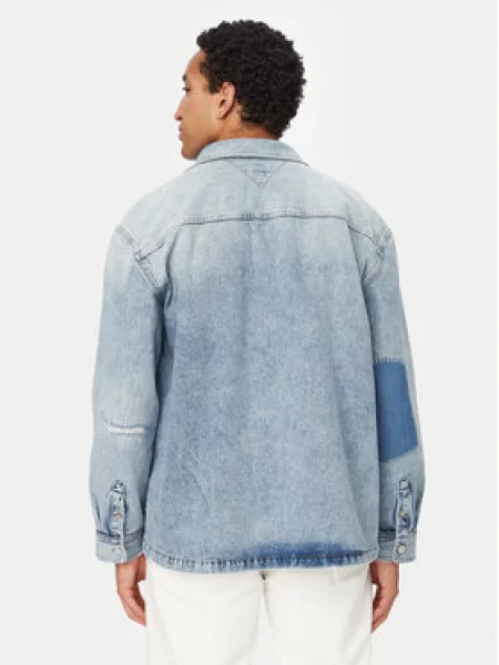 Džínová košile Tommy Jeans modrá