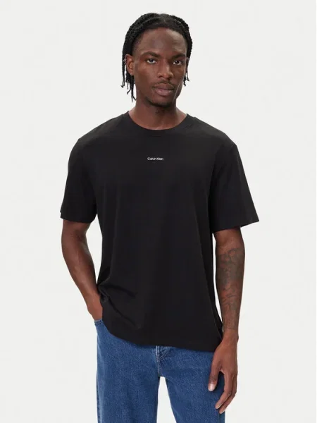 Calvin Klein Tričko / biela čierna