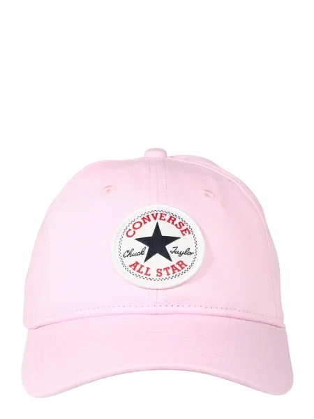 CONVERSE Pălărie bleumarin / roz / roșu alb