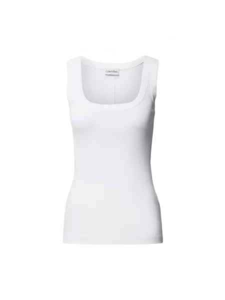 Top Calvin Klein Womenswear na ramiączkach biały