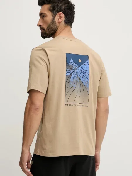 Salewa tricou sport Eagle Sunset uni bej