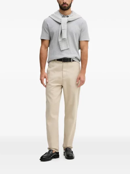 Polo Michael Kors tricotate cu nervuri gri