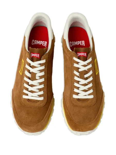 Sneakerși Camper din piele de căprioară maro