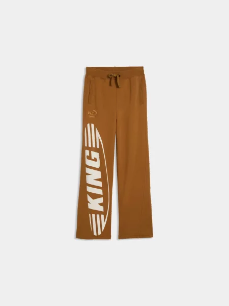 Спортивні штани PUMA King Sweatpants комбінований верх коричневий