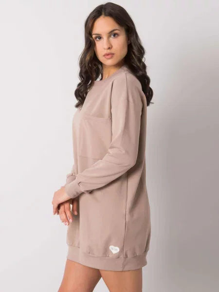 Rochie Rue Paris de costum bej