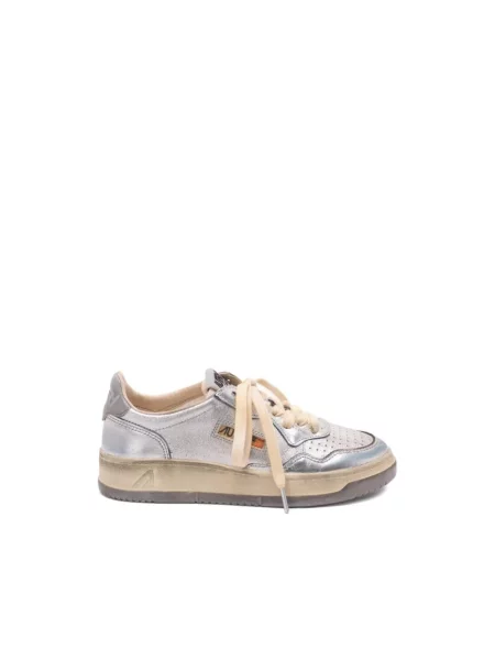 Sneakersy Autry skórzane szare