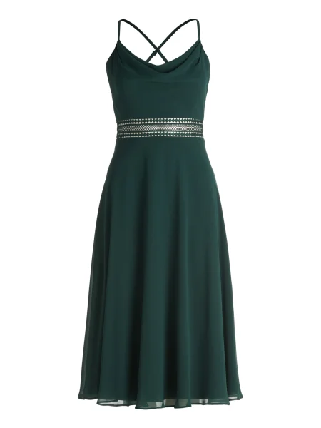 Vera Mont Rochie de cocktail închis verde