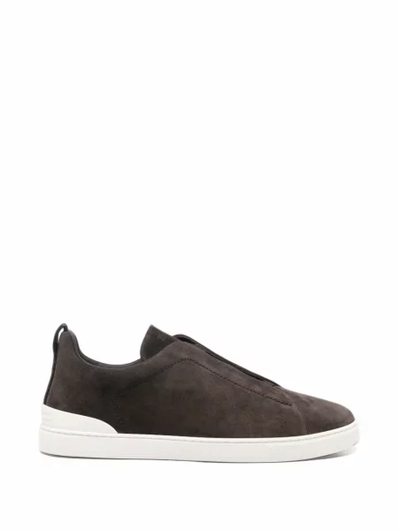 Szarvasbőr sneaker Zegna barna