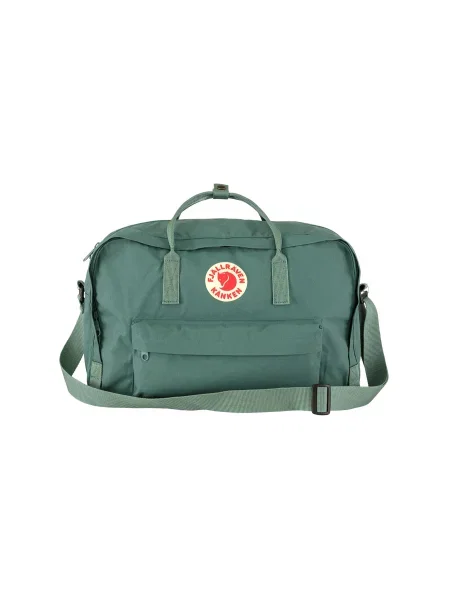 Чанта Fjallraven Kanken Weekender голям с изчистен дизайн зелено