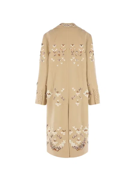Palton Ermanno Scervino cu broderie de lână