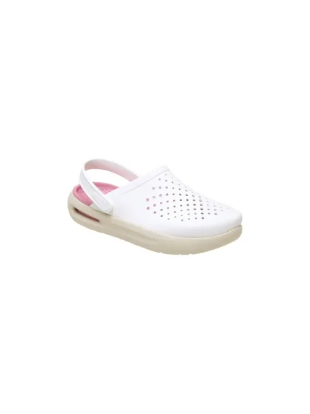Pantofi Crocs de lână alb