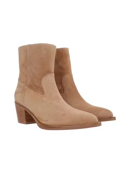 Botki Stuart Weitzman zamszowe brązowe