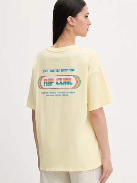 Rip Curl tričko SURF REVIVAL žluté