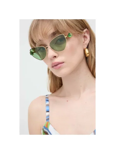 Okulary przeciwsłoneczne Swarovski zielone