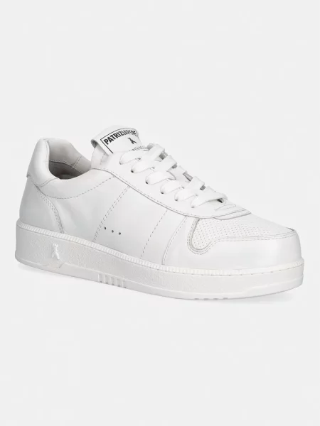 Usnjene superge Patrizia Pepe bela