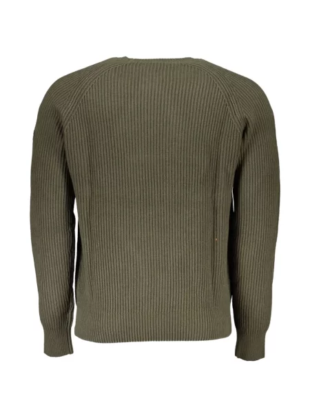 Pulover North Sails cu decolteu rotund verde