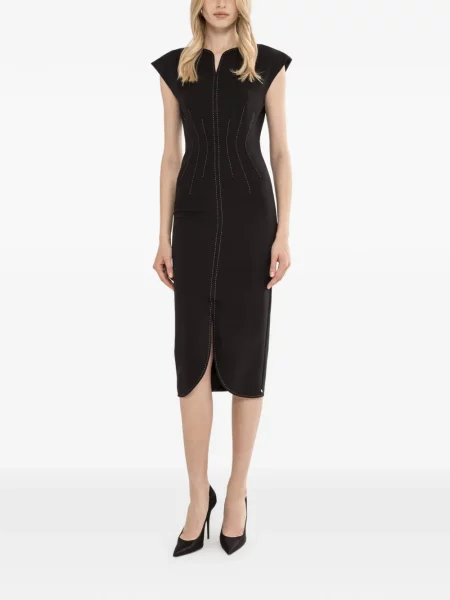 Rochie midi Nissa de costum negru