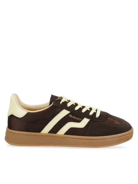Sneakerși Gant din piele maro