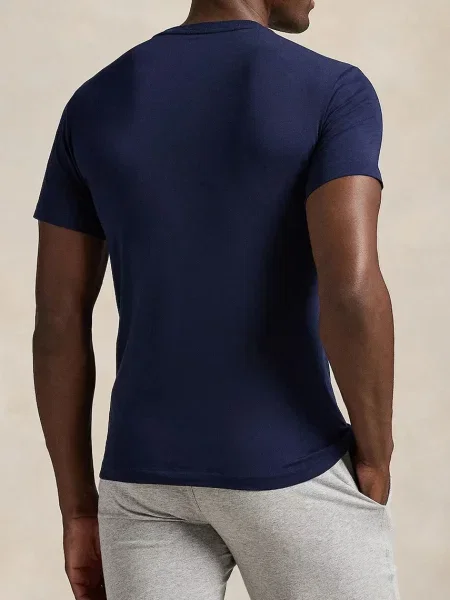 Polo Ralph Lauren tricou bărbați bleumarin uni