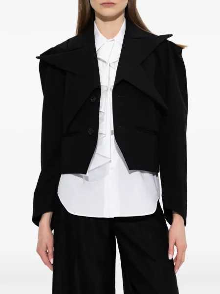 Decupat geacă Noir Kei Ninomiya negru